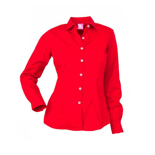 CAMISA BBO GABARDINA DAMA MANGA LARGA - Vista 7